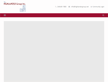 Tablet Screenshot of highlandergroup.net